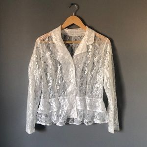 Vintage Lace Blazer